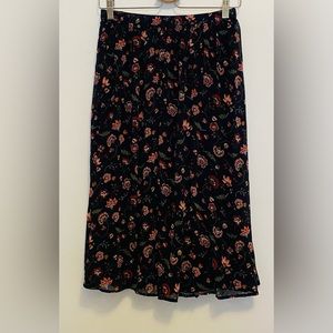 Hollister Red Print Bohemian Maxi skirt